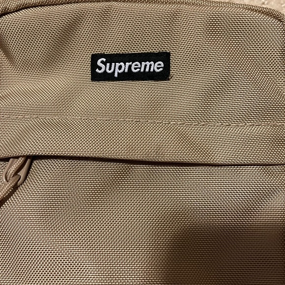 Supreme tan shoulder bag SS18 - Picture 3 of 4